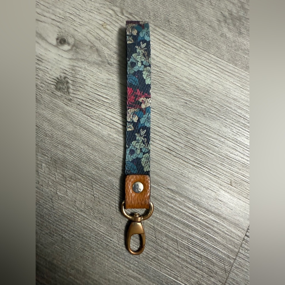 Floral Keychain Wristlet